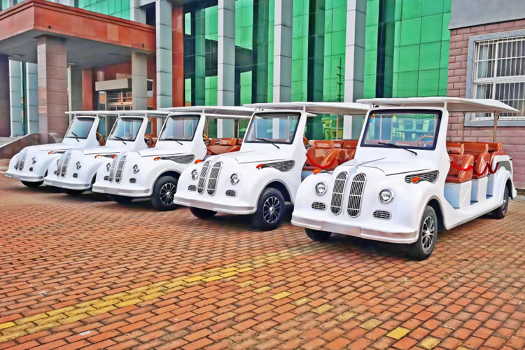 Luxury electric vintage cars exported to the market