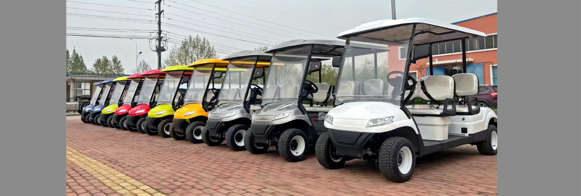ANMAN Model FL4 electric golf cart from a Chinese exporter
