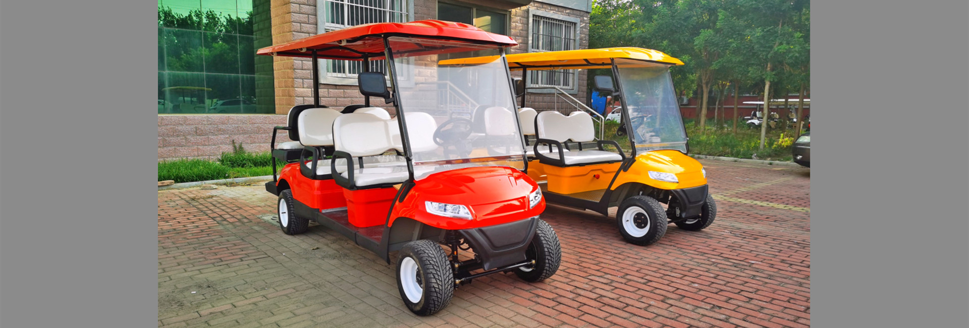 ANMAN Model FL electric golf cart, 4+2 luxury sightseeing car, 6-seater golf cart