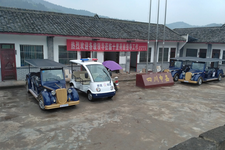 Ten Mile Lotus Painting Scenic Area Using Anman Classic Cars and Patrol Cars