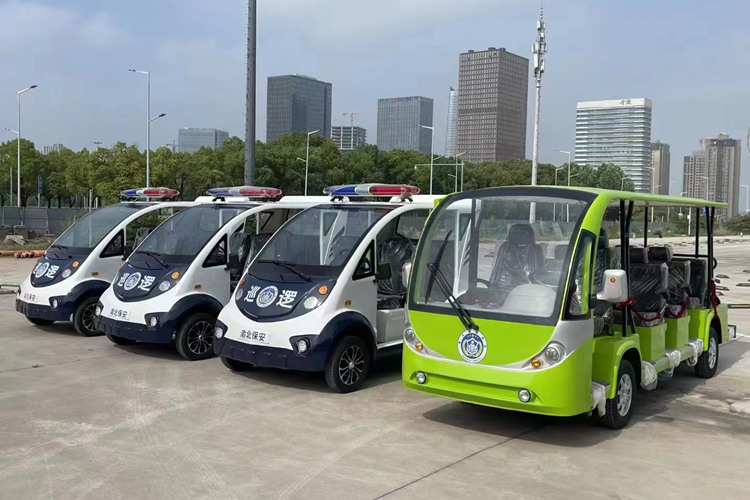 Sightseeing and patrol vehicles used by security companies